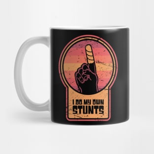 Stunts - Get Well Gift Fractured Broken Finger Mug